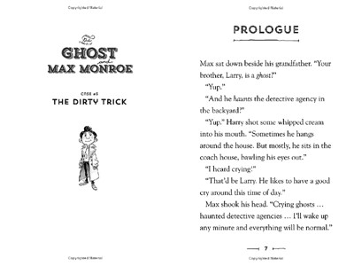 Illustration from The Ghost and Max Monroe Case #3: The Dirty Trick