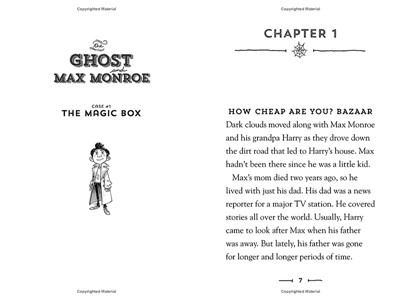 Illustration from The Ghost and Max Monroe Case #1: The Magic Box